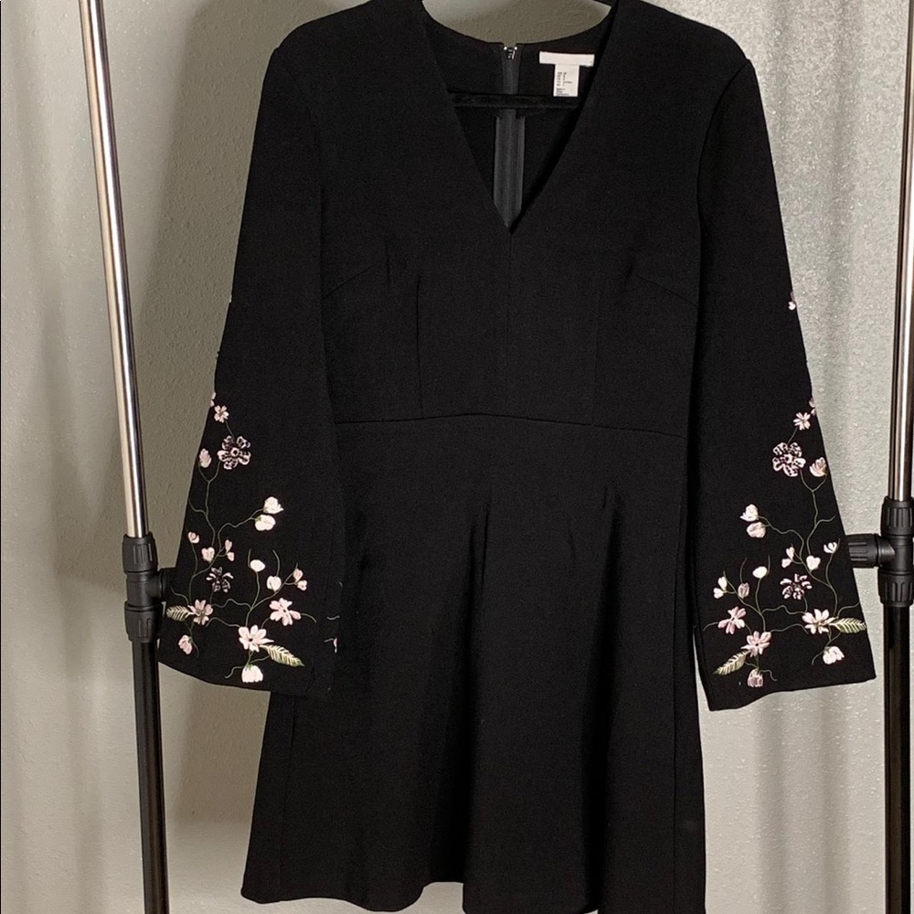 H&M mini black dress